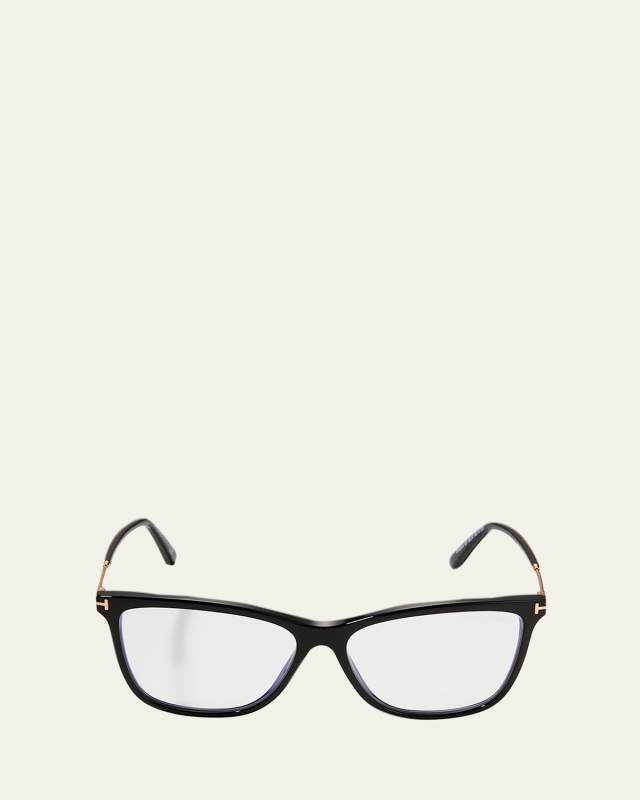 Blue Filtering Acetate Cat-Eye Glasses